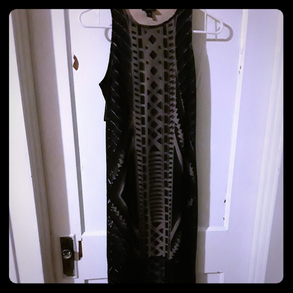 Black cocktail dress